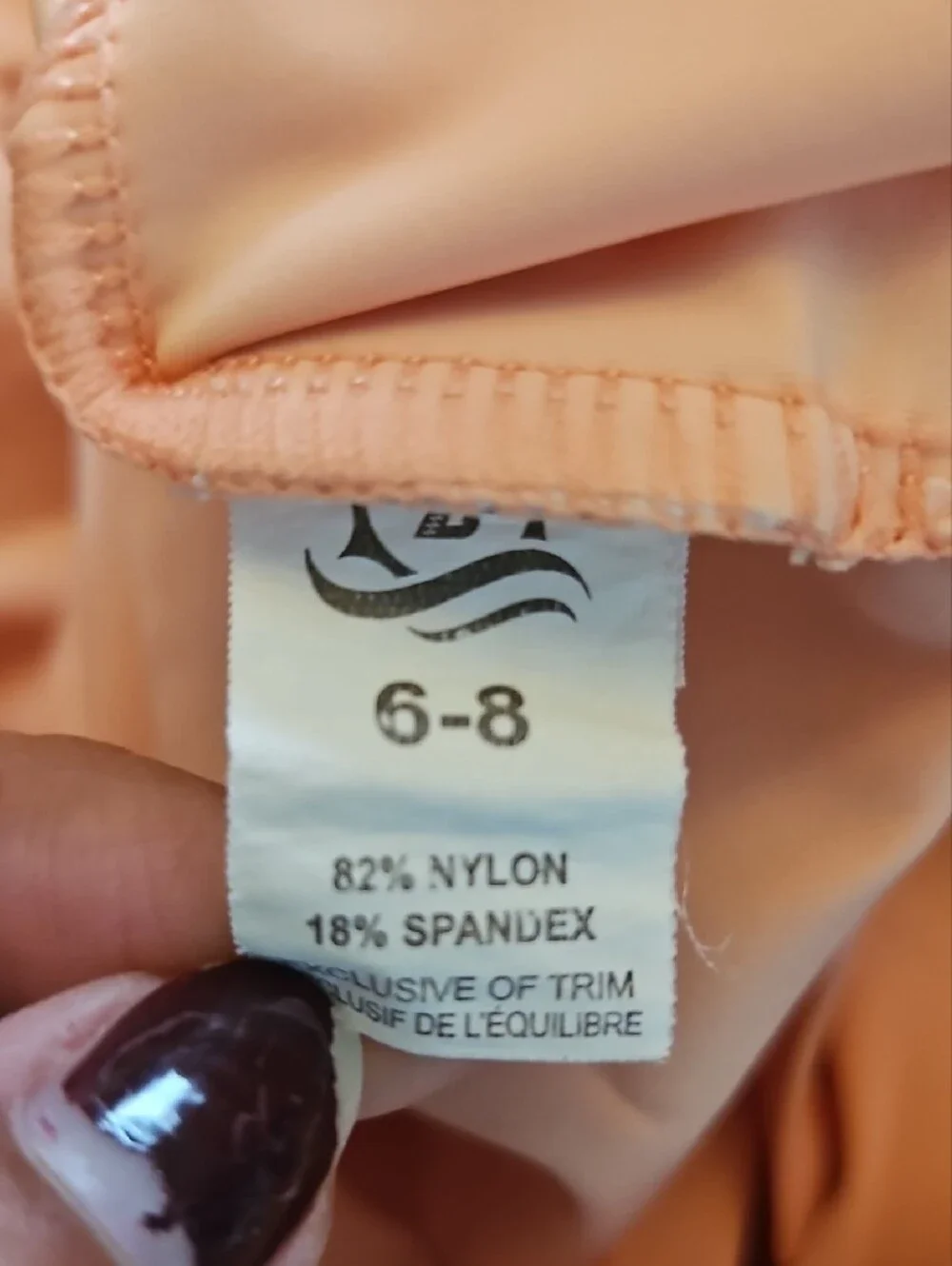 Swimzip lightweight peach